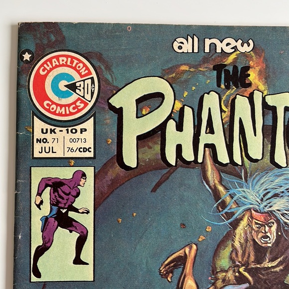 3 COMIC LOT THE NEW PHANTOM #63 #71 #74 1975 Charlton Comics Vintage Comic Book - Picture 9 of 15